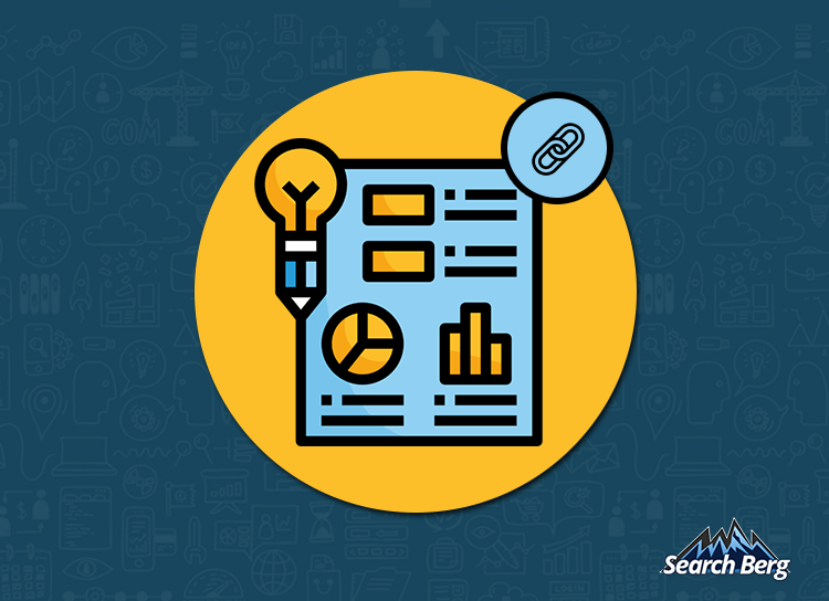graphic art representing infographics being used for backlinks
